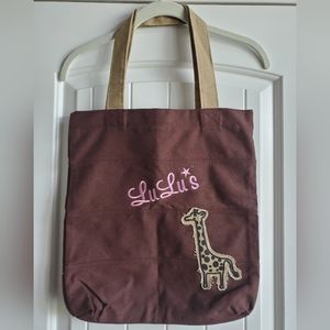 Vintage 2000s Lu Lu's Canvas Tote NWOT